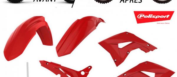 KIT PLASTIQUES POLISPORT RESTYLING HONDA CR 125/250 02-08. KIT PLASTIQUES POLISPORT RESTYLING HONDA CR 125/250 02-08. Crédits : ©accessoires-moto-enduro-cross.fr 2020