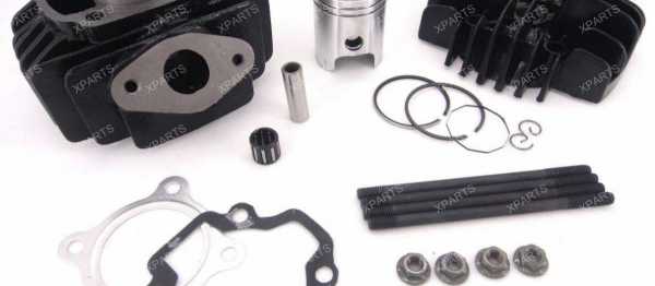 Kit cylindre-piston-culasse PW 50. Crdits : ©accessoires-moto-enduro-cross.fr 2016