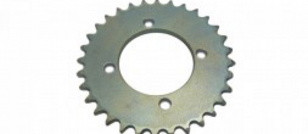Couronne arrière YAMAHA PW 80. Crdits : ©accessoires-moto-enduro-cross.fr 2017